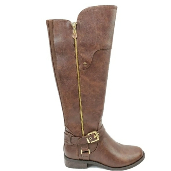 G by Guess Shoes - G by Guess Brown Knee High Boots Size 6 M